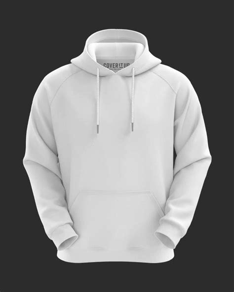 White Basic All Season Hoodie