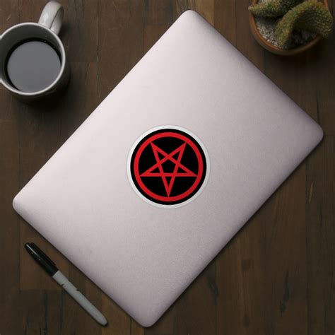 Upside Down Pentagram - Pentagram - Sticker | TeePublic