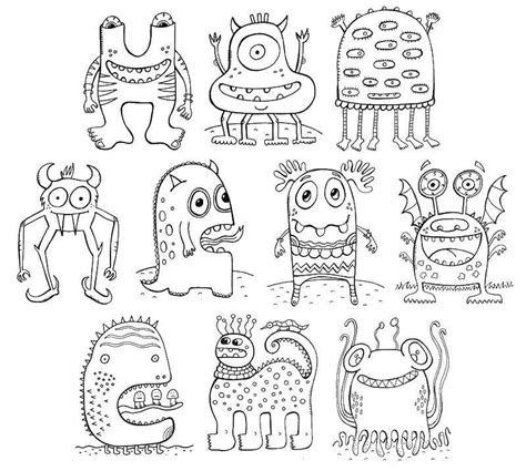 Ausmalbilder Monster - 100 Kostenlose Ausmalbilder