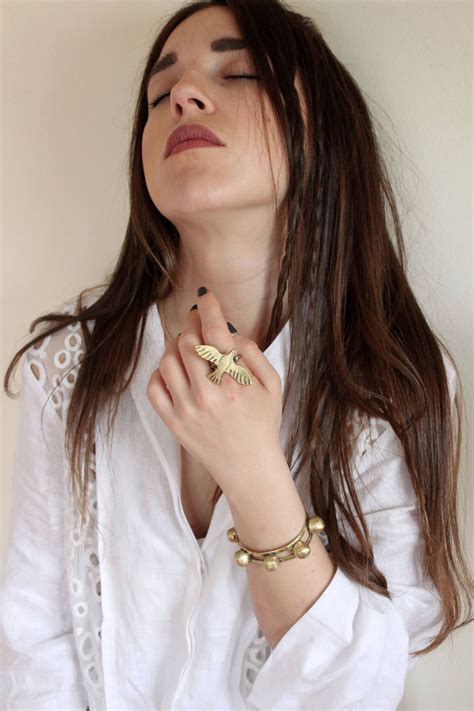 Seagull Bird Ring Flying Birds Ring Bird Lover Gift | Etsy