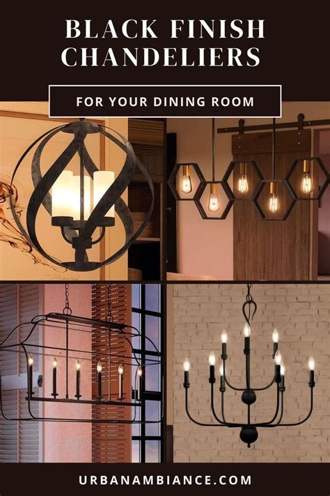 Black Finish Chandeliers for Your Dining Room / Chandelier / Chandelier ...