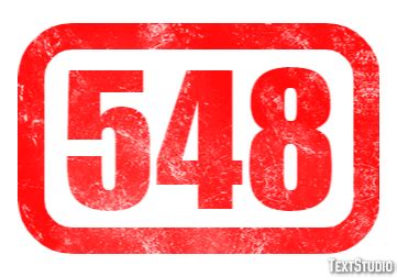 548 Text Effect and Logo Design Number