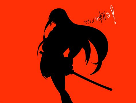 Akame ga Kill! 4K Ultra HD Anime Silhouette Wallpaper