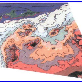 Topographic map of North Sinai | Download Scientific Diagram