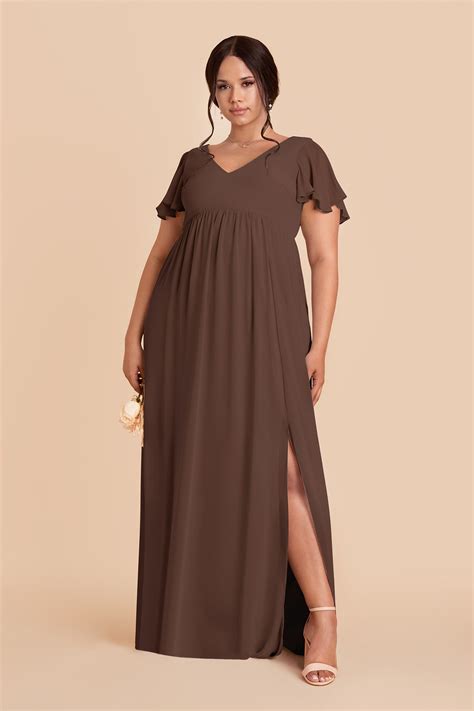Chocolate Brown Bridesmaid Dresses | Birdy Grey