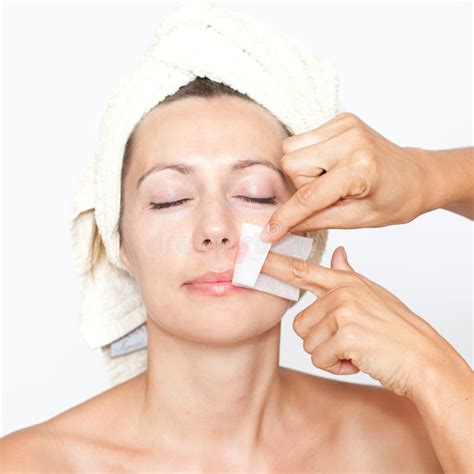 Remove facial hair stock photo. Image of beautiful, upper - 20932852