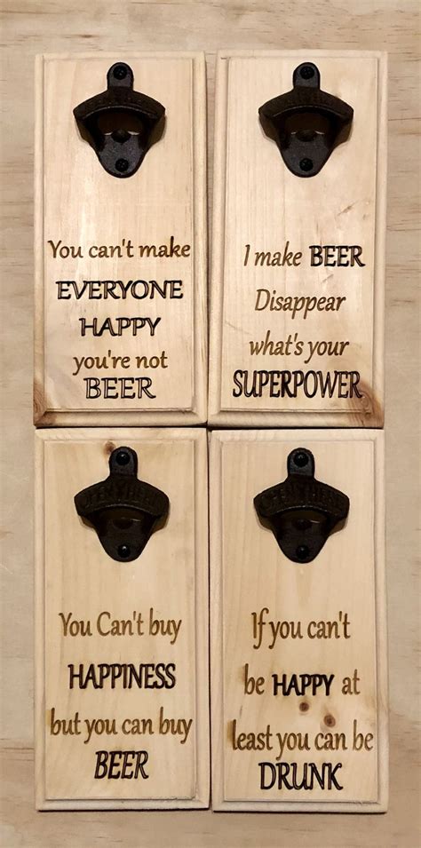 Wooden Signs with Inspiring Sayings