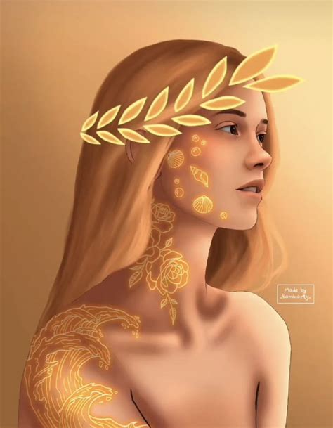 Embrace Mythology in Modern Art: Calypso as a Greek Goddess