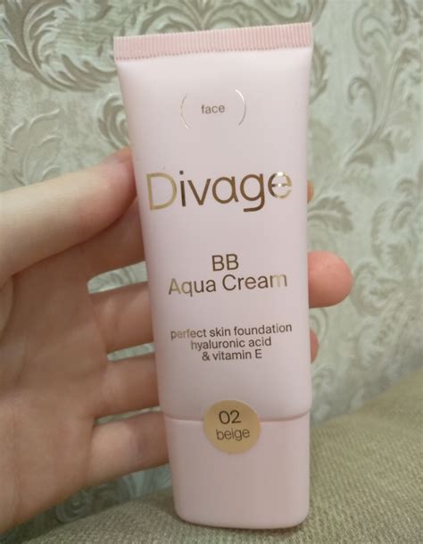 BB крем DIVAGE Aqua cream с витамином Е и гиалуроновой кислотой | отзывы