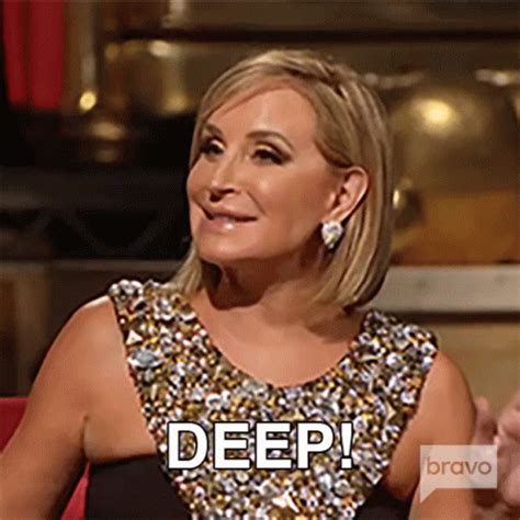 Deep Real Housewives Of New York GIF - Deep Real Housewives Of New York