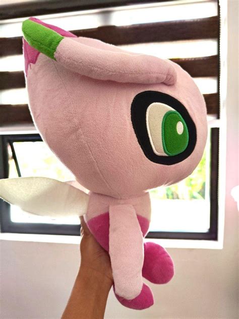 Shiny Celebi Pokemon plush toy, Hobbies & Toys, Toys & Games on Carousell