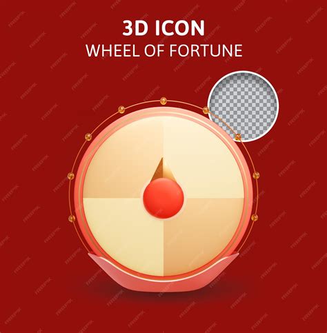 Premium PSD | Wheel of fortune game 3d rendering illustration