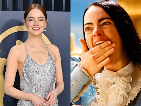 Emma Stone said being nude in Poor Things wasnt as bad as eating 60