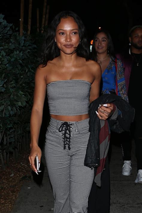 Karrueche Tran Night Out At Delilah In West Hollywood 1196256