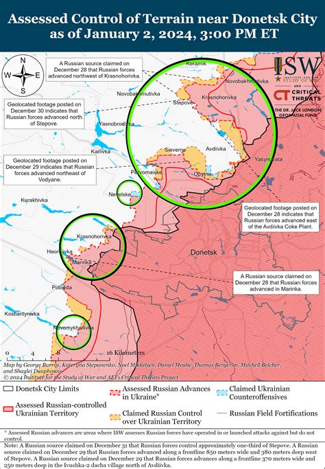 Карта бойових дій України – де точаться бої в Україні 3 січня 2024 року