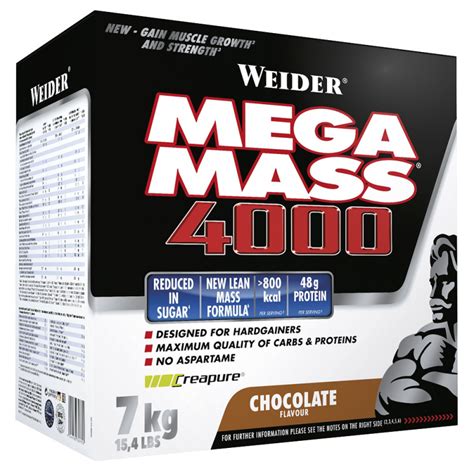 Mega Mass 4000 7kg / 7000G / 15.4LBS - ALL FLAVOURS + FREE SHAKER