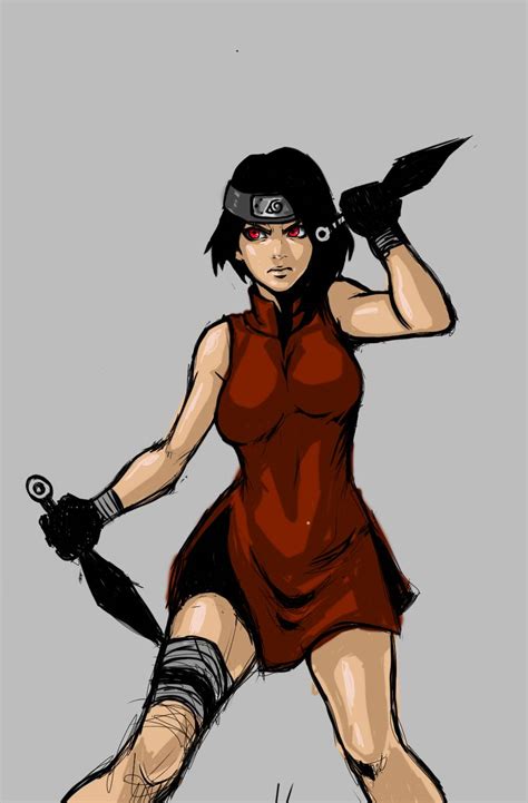 sarada uchiha fanart by roniowo on DeviantArt