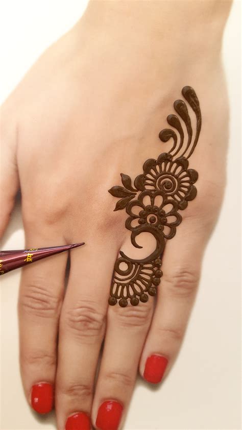 Ring Finger Mehndi Designs | Easy Henna Designs For Fingers | Very ...