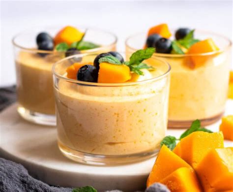 La recette facile pour une mousse à la mangue onctueuse