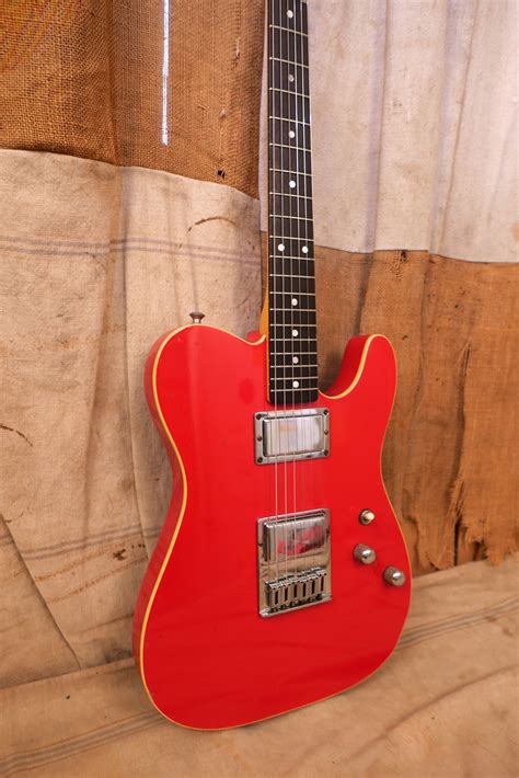 1984 Schecter PT Telecaster Red > Guitars Electric Solid Body ...