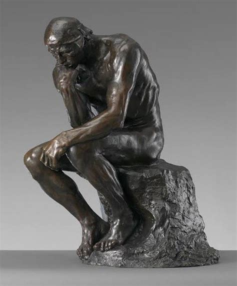 O Pensador, de Auguste Rodin. A magnífica e mundialmente famosa ...