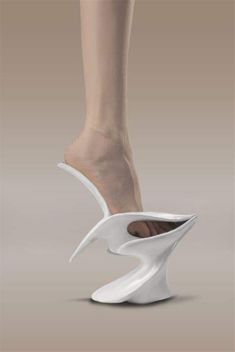 Safa Şahin ”White Swan” (SHOELUST) | Funny shoes, Funky shoes, Crazy shoes