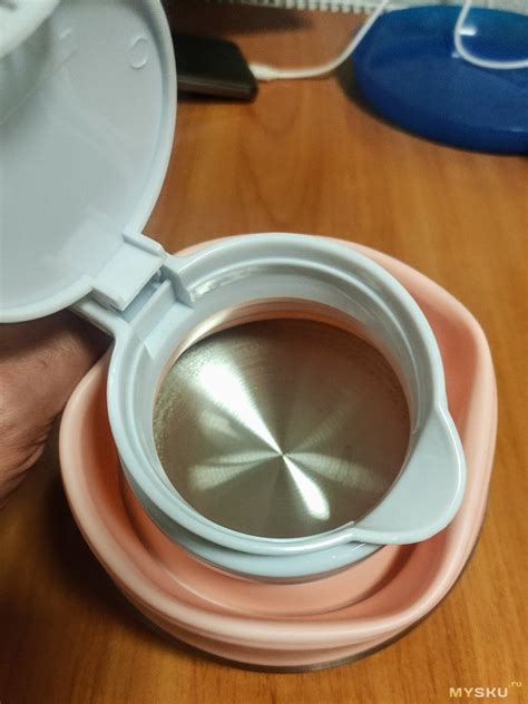 Складной силиконовый электрочайник
