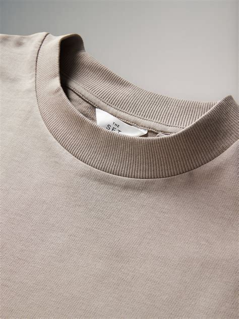 Buy The Set Black/White/Nude 3 Pack Premium Heavyweight T-Shirt from