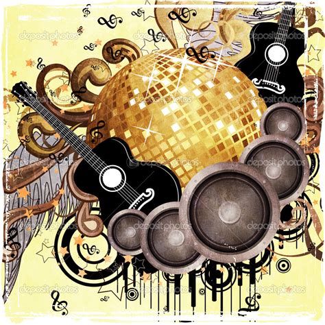 Gold disco ball on yellow background — Stock Photo © artshock #21318365