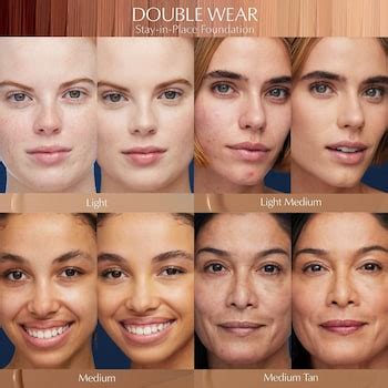 Estee Lauder Double Wear Light Swatches | Shelly Lighting