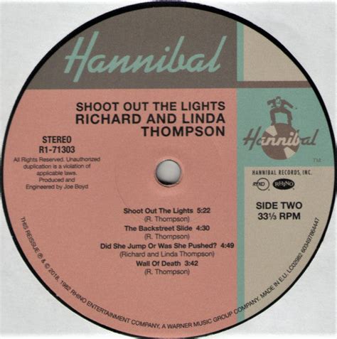 Richard & Linda Thompson | Shoot Out The Lights (New) – Tunnel Records