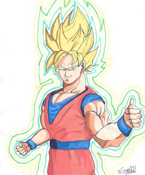 Thumbs up Goku 😎👍 [OC] : r/dbz