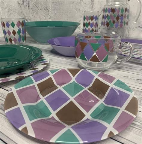 Купить Сервиз Luminarc ROMBI Purple /46 предметов Люминарк | Luminarc ...