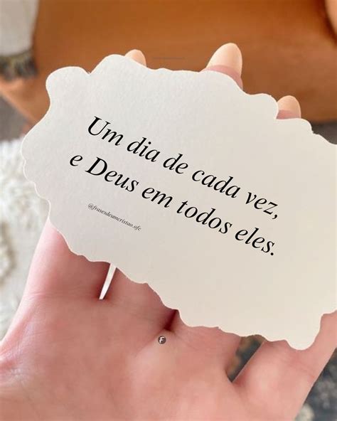 Um Dia De Cada Vez Frase - 9