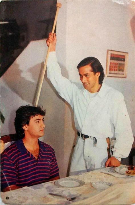 salmankhan aamirkhan   sets  andaz apna apna andaz apna