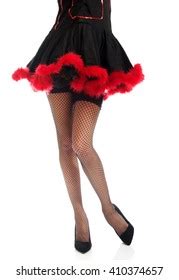 Woman Legs Wearing Devil Clothes Stock Photo 410374657 | Shutterstock