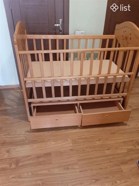 Детская деревянная кроватка - Kids Furniture - List.am