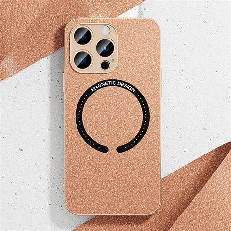 Leather Electroplated Magsafe Case For iPhone 13 Pro (Gold) – Alexnld.com