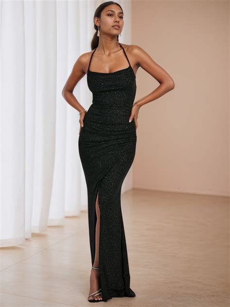 mermaid black prom dresses 9
