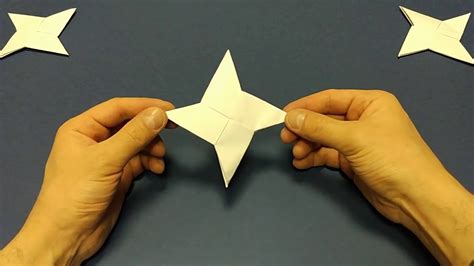 Как сделать сюрикен из бумаги А4 своими руками? | Paper shuriken - YouTube