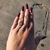 Vintage Opal Ring, 14k Gold Opal Ring, Opal Open Ring, Gold Ring for ...