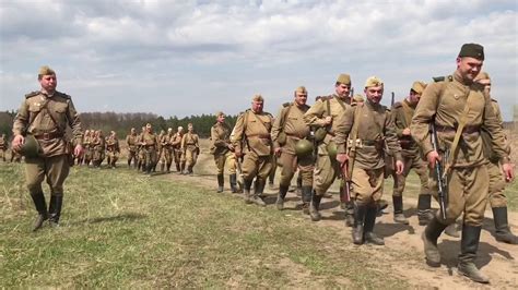 Реконструкция ВОВ. Ступино апрель 2018г. ВИФ «Огненная дуга» - YouTube