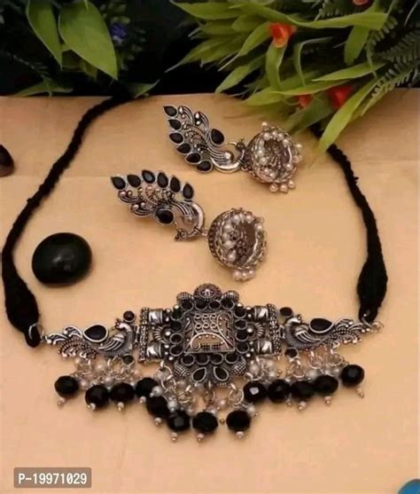 reshu shukla on LinkedIn: Trendy Oxidised Choker Set Color: Silver ...