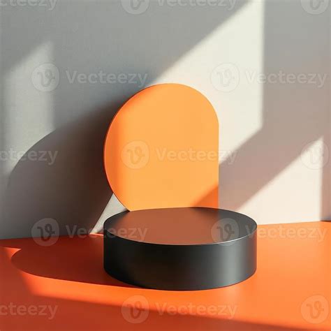 black cylinder platform with background 54423234 Stock Photo at Vecteezy