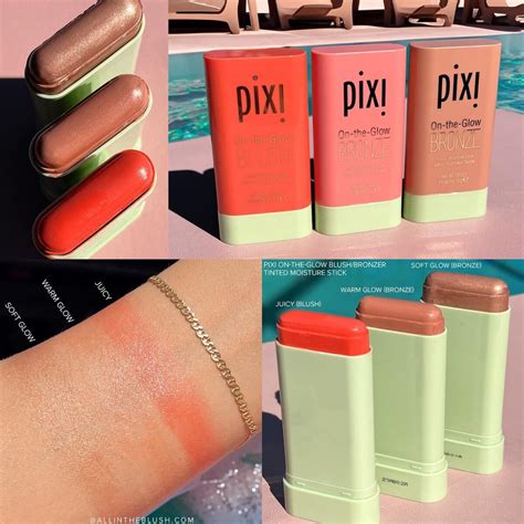 Pixi Beauty’s On-the-Glow Blush & Bronzer Tinted Moisture Sticks ...