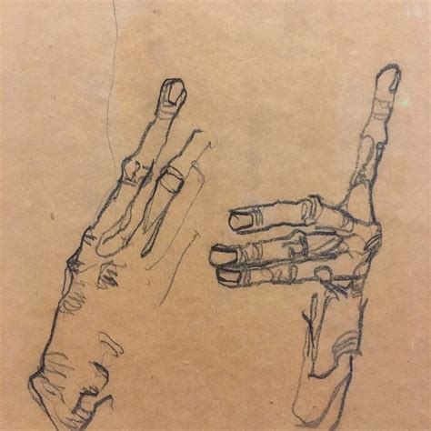 Egon Schiele Drawings Hands