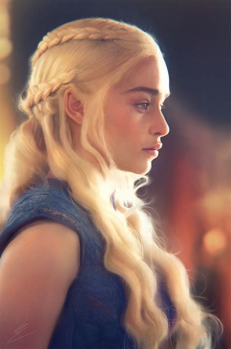 ArtStation - Daenerys Targaryen Portrait study