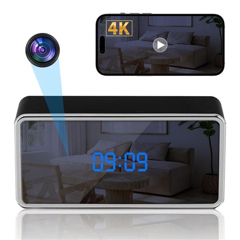 Amazon.com : Hidden Video Cameras Clock, HD 4K Clock Camera with Clear