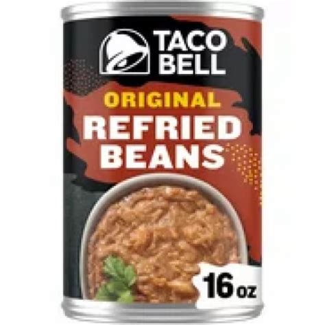 Taco Bell Original Refried Beans, 16 Oz Can, 1pk - Kroger