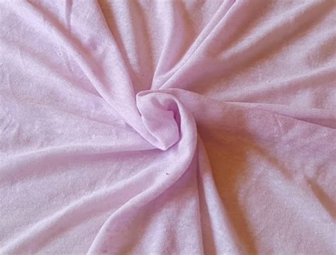 Pink 100% Linen JERSEY Knit Fabric by Yard - Etsy